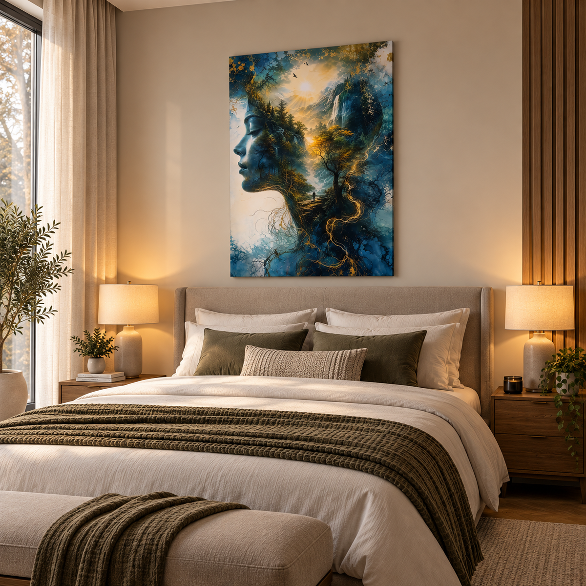 Toile abstraite – Décoration intérieure contemporaine