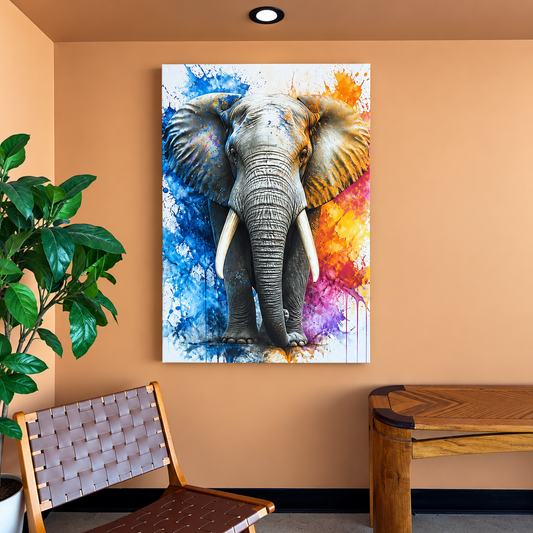 Toile murale colorée – Décoration d'intérieur moderne