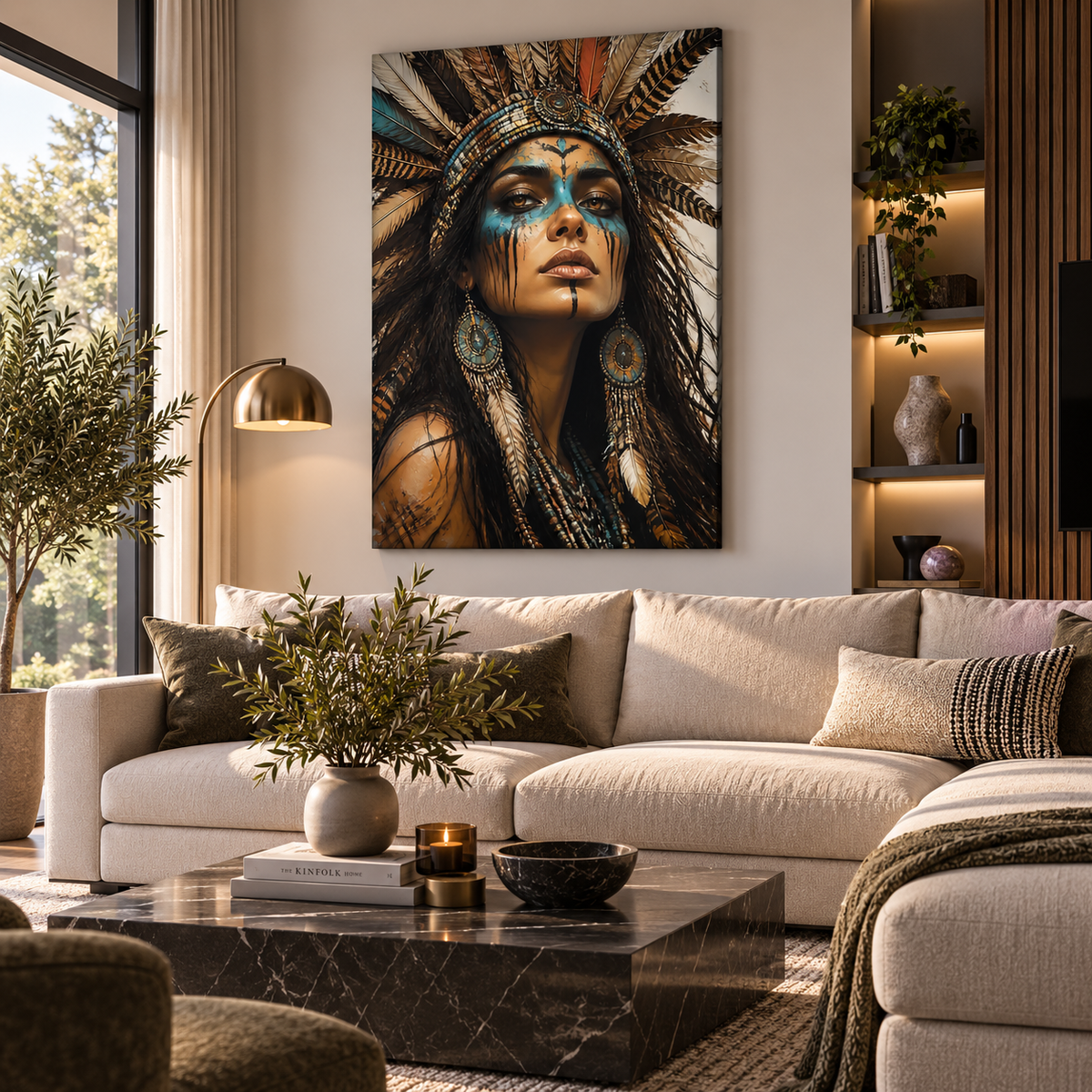 Toile artistique murale – Décoration intérieure contemporaine