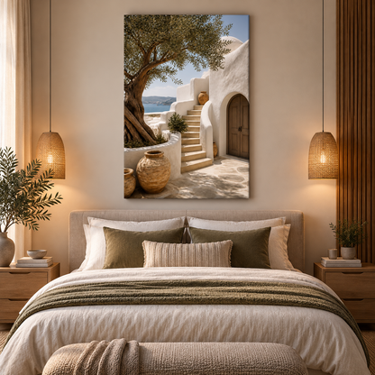 Toile murale méditerranéenne – Décoration d'intérieur moderne