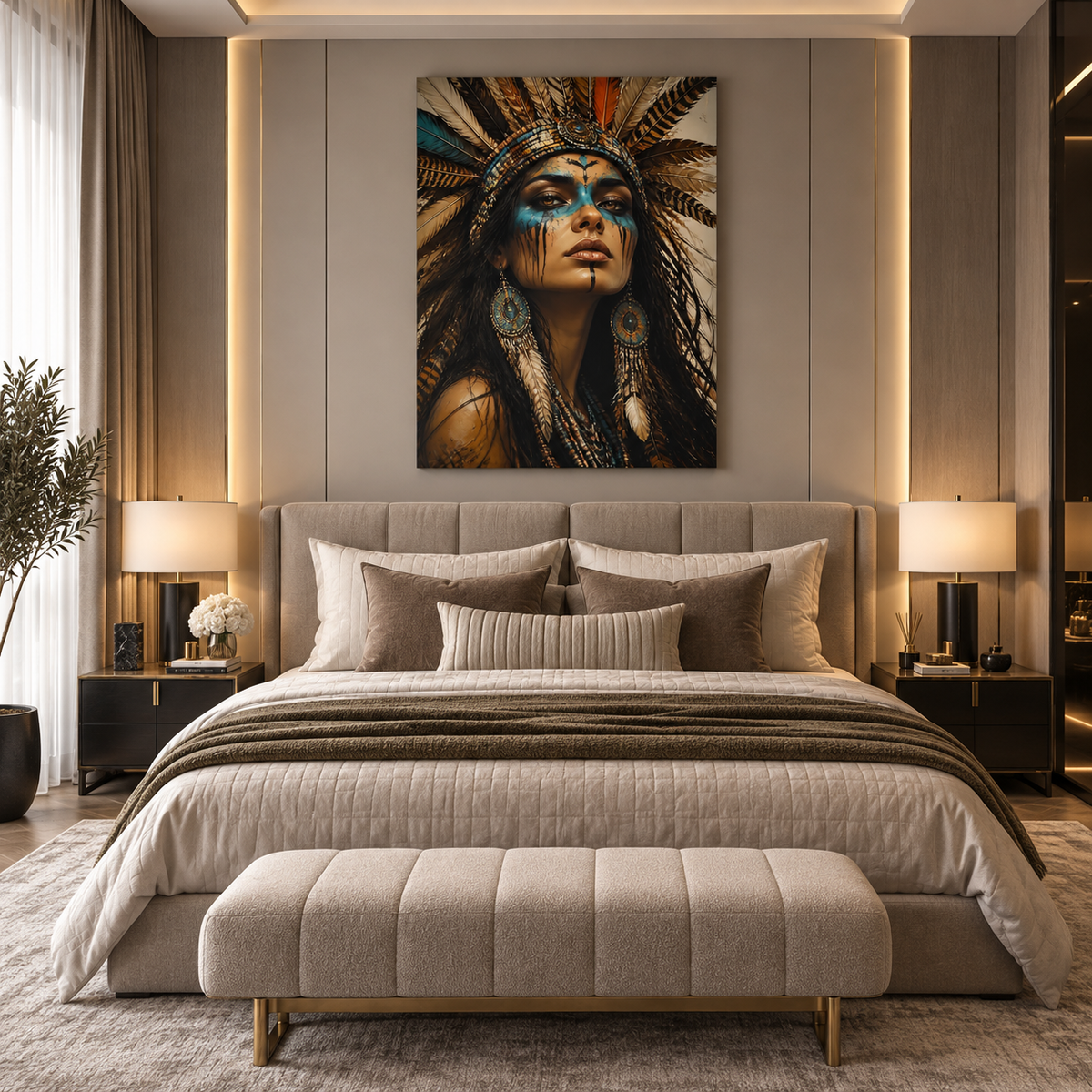 Toile artistique murale – Décoration intérieure contemporaine