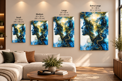 Toile abstraite – Décoration intérieure contemporaine